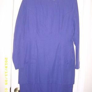 Long sleeve Purple dress
